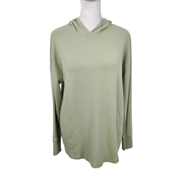 Zuda Green Hoodie Pullover Size XXS Pastel Green Activewear Top - Picture 1 of 7